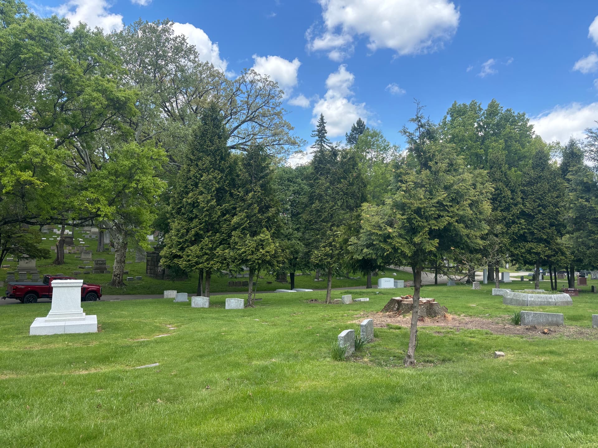 Gallery photos for Storm-Damaged Oak Removed at Homewood Cemetery in Shady Side: Image #4